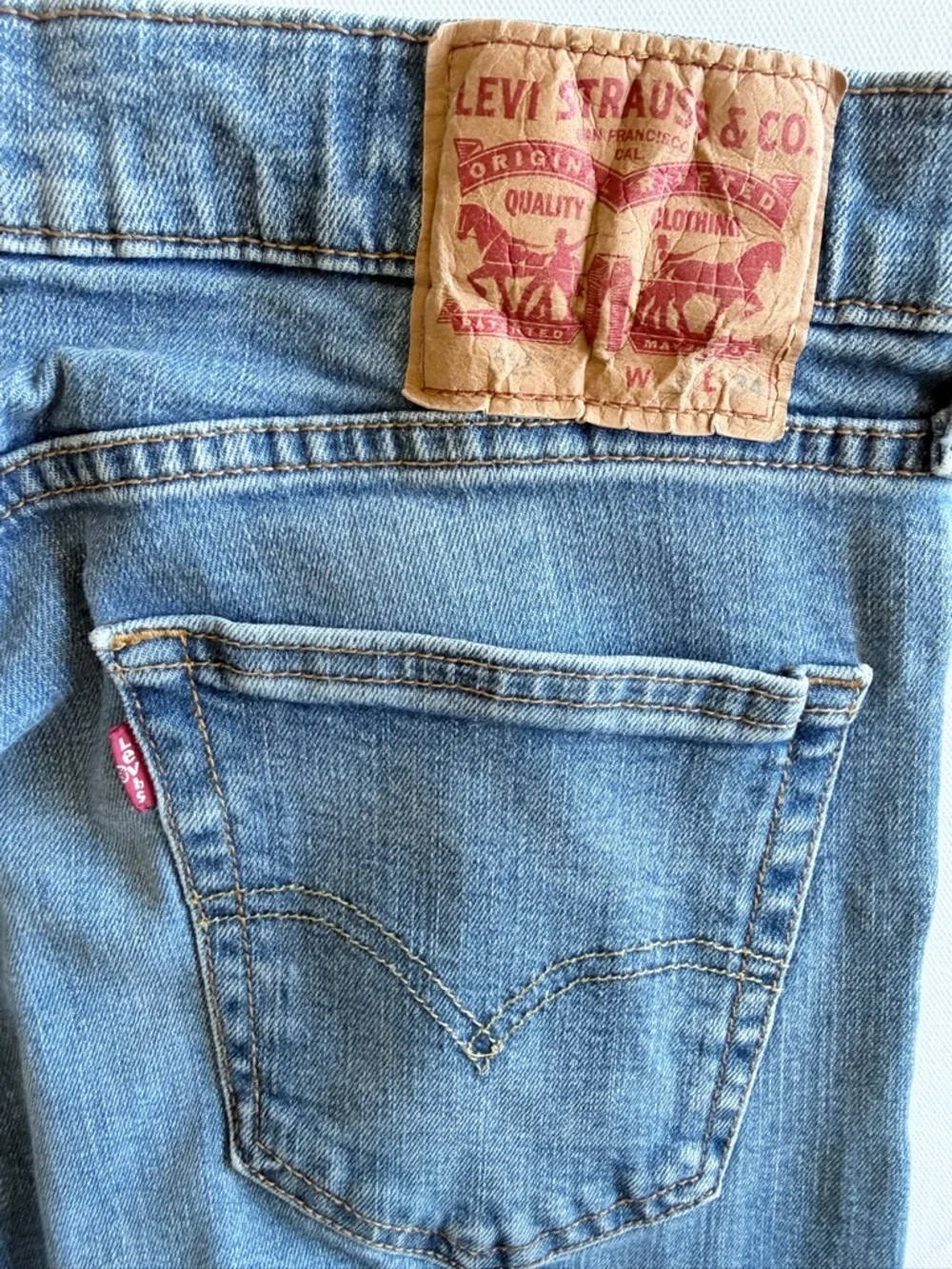 Levi’s 511 Slim Straight Jeans Light Wash 34x34 Men’s Denim